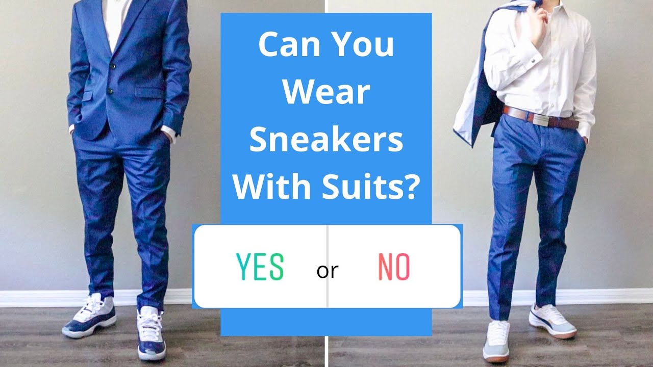 Can You Wear Sneakers With Suits? My Instagram Poll Results Are ...