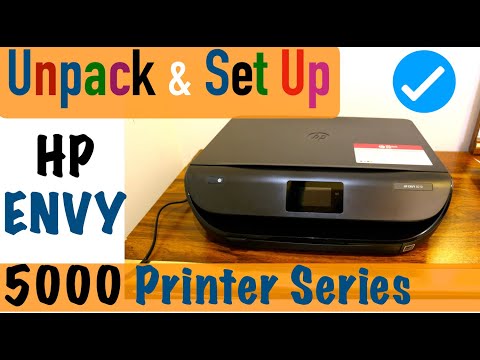 Unpack & Setup HP Envy 5000 All-in-one printer Series !!