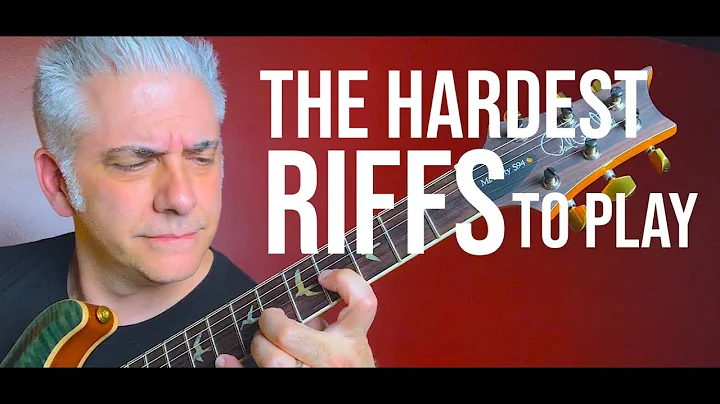 The Hardest RIFFS to PLAY on Guitar