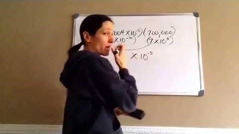 Saxon Math Algebra 1 - Lesson 80 - Operations with Scientific Notations