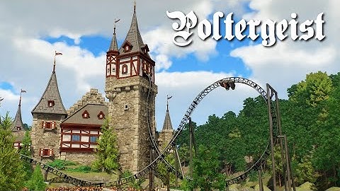 Planet Coaster 2 - Poltergeist (Timelapse + POV + Blueprint)