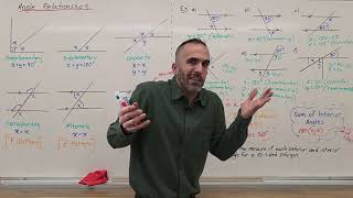 Angle Relationships (Grade 9 Destreamed, MTH1W)