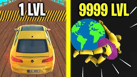 JUMPING OUT CAR EVOLUTION! Max Level Car & Turbo Speed All Skin Unlocked! (9999+ Level Jump Out Car)