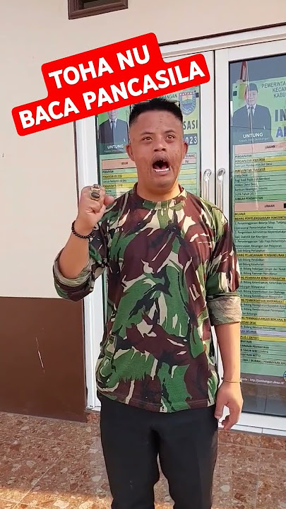 ORANG IDIOT BACA PANCASILA