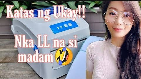 Unboxing GP1324D Waybill Printer/Thermal Printer Gprinter|by Sam Dpines| RoadSide Thrift Shop