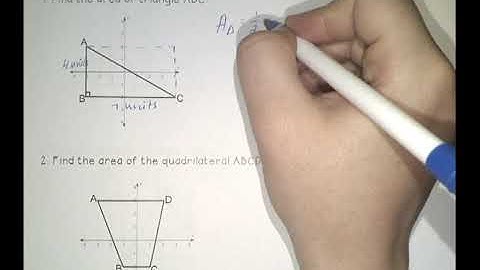 Grade 7 Module 3 Lesson 19: Unknown area problems on the coordinate plane