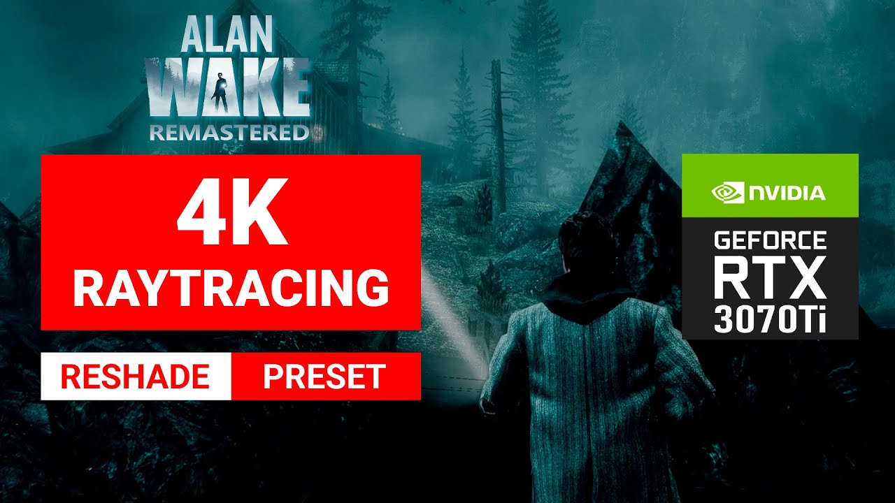 Alan Wake Remastered - 4K NVIDIA DLSS Comparison 