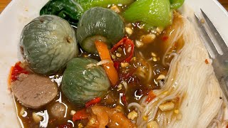I cooked Noodles papaya salad! by Tina Cyhang 56 views 3 months ago 1 minute, 40 seconds