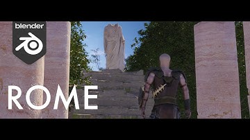 Blender 2.9 eevee +megascans+mixamo+rokoko-Epic Shot Test