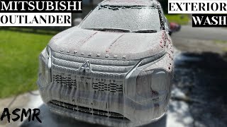 MITSUBISHI OUTLANDER EXTERIOR WASH. ASMR | SATISFYING
