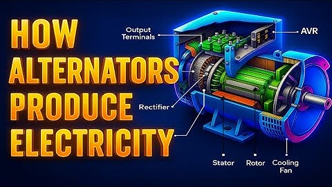 How an Alternators work | How 3 phase Electricity produce | Generator working principle brushless