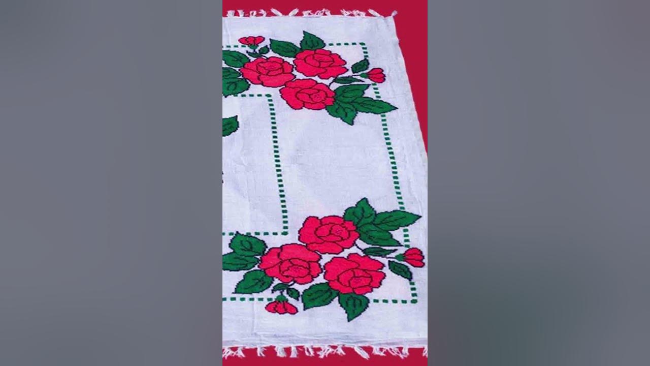 big-size-rose-flower-table-cloth-design-by-desi-design-youtube