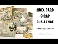 MAKING COLLAGED INDEX CARDS | #msscrapbusters CHALLENGE | SCRAP BUSTERS | ICAD | Episode 5