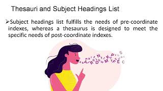 Thesaurus: Applications and Functions Thesaurus Information