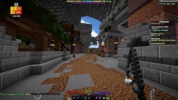 how to glitch on top of the dwarven mines in hypixel skyblock !!