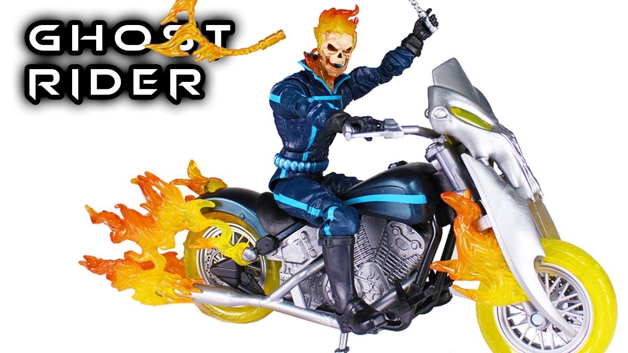 Marvel Legends GHOST RIDER & Motor Cycle Action Figure Set