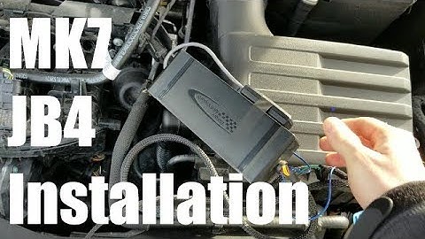 JB4 installation Mk7 golf