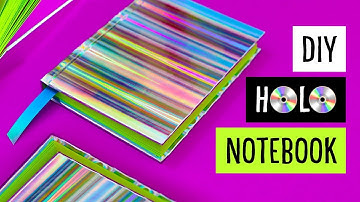 DIY HOLO NOTEBOOK! Holographic Casebound Hardcover Book | Sea Lemon