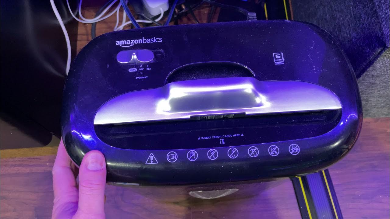 How to Remove Paper Shredder Jam YouTube