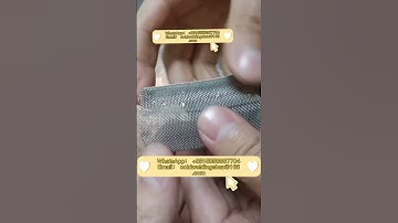 Additional functions of cold welding machine, resistance welding filter screen