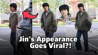 Wow! Jin Goes Viral with his Airport Appearance Today?! Compared to 10 years ago, no Difference?