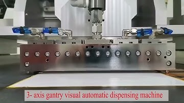 High Efficient AB Epoxy Resin 3 Axis Large Working Automatic Dispensing Machine