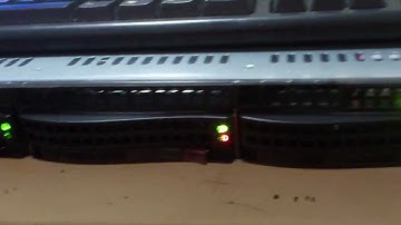 Adaptec 6405 RAID 重建時燈號異常