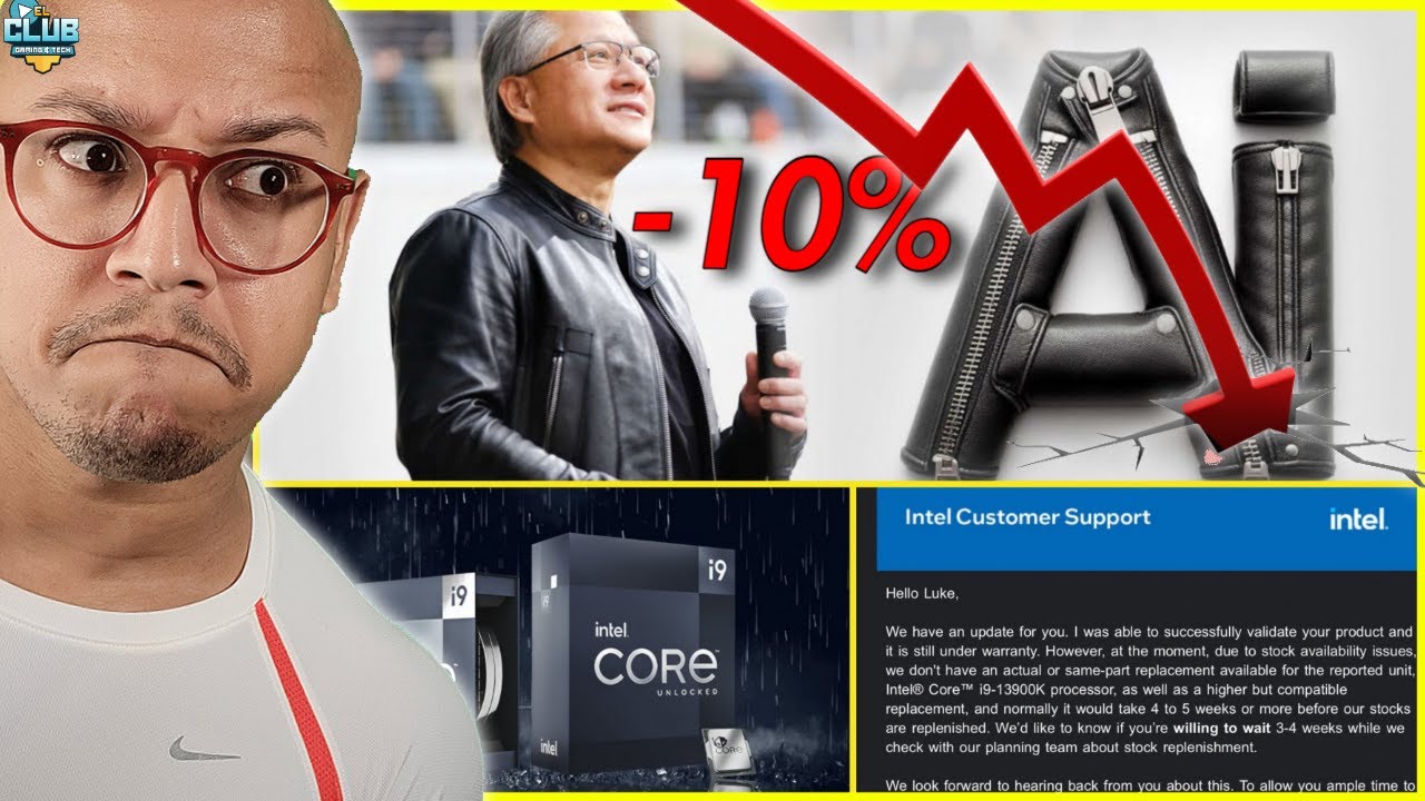 Nvidia PIERDE 10% de su VALOR l EXPERIENCIAS del RMA INTEL 13th & 14th ...