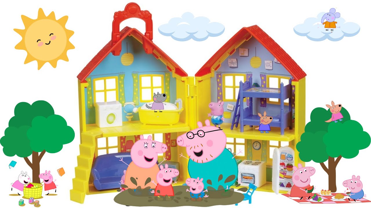 3 Casas da Peppa Pig lindas! Escolha 1 e vamos brincar! #peppapig