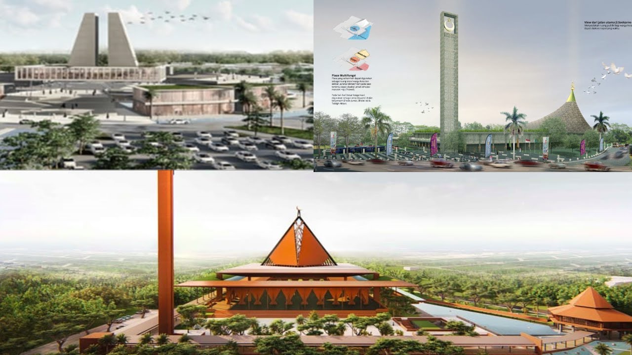 Inilah Tiga Calon Pemenang Sayembara Design Masjid Agung Jawa Tengah 