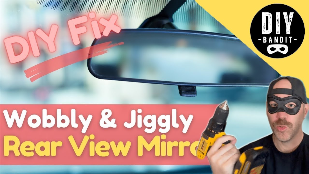 🍒 How to Repair a Broken Rear View Car Mirror (Subaru)➔ Easy