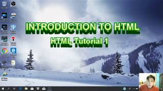 HTML Tutorial 1 Tagalog - INTRODUCTION TO HTML