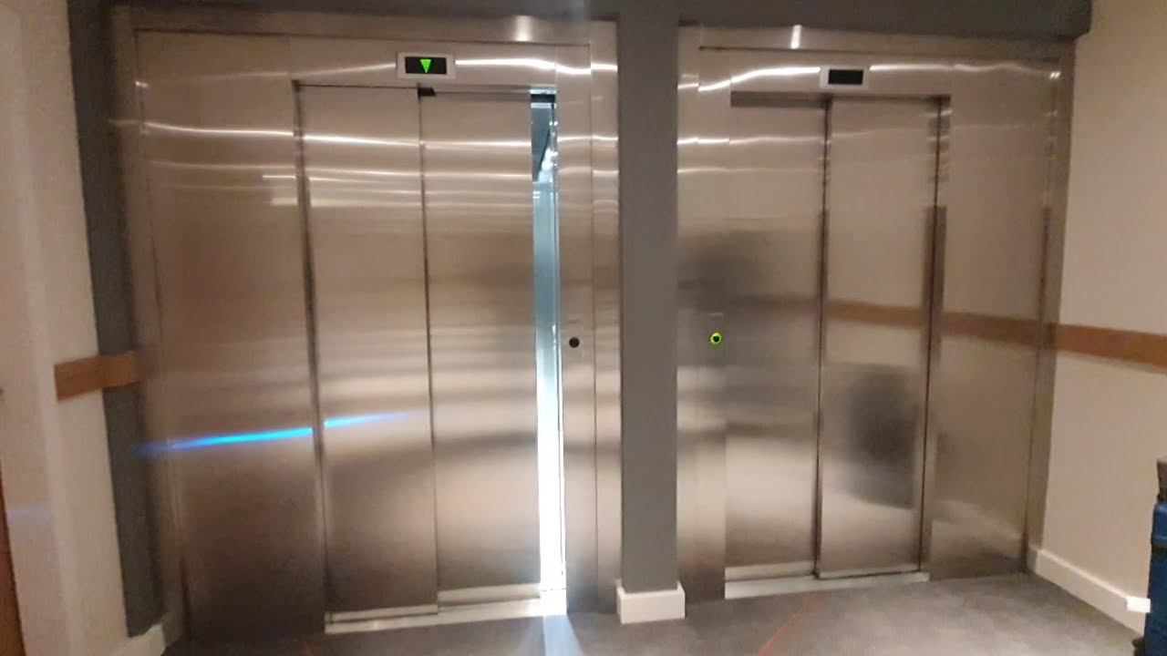 2 BRAND NEW (2023) Orona 3G MRL elevators @ Holiday Inn, Dijon Sud (France 🇲🇫)