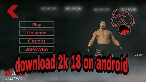 How to Download WWE 2K18 on Android😱😱😰😱|| wr3d mod by 2k pawra