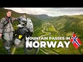 Motorcycle tour through mountain passes in norway  trans euro trail on norden 901 part 2 of 2