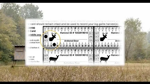 NC Wildlife New for 2020 - Validating Your Big Game Harvest Report Card in North Carolina
