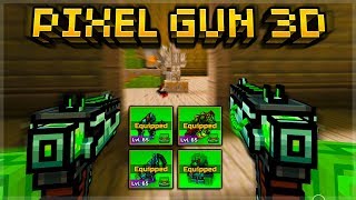 Using ALL Super Mutant Set Weapons OP Dual Angers! | Pixel Gun 3D
