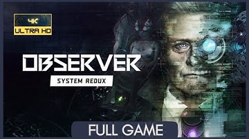 Observer: System Redux | Full Game | No Commentary | PS5 | 4K Quality Mode