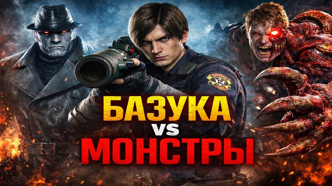 Resident Evil 2 Remake Прохождение #2 - Базука решает | русская озвучка/LEON