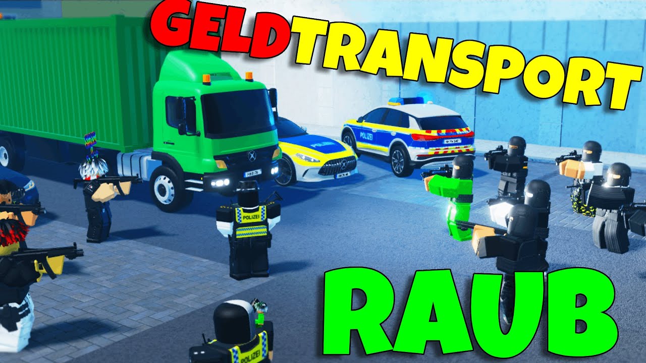 GELDTRANSPORT AUSRAUBEN in NOTRUF HAMBURG ESKALIERT! | ROBLOX Deutsch