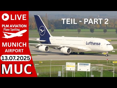 馃敶 LIVE Heavy Rush PLANESPOTTING @ Munich Airport Germany MUC/EDDM