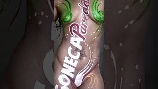 body painting brazil, Mulher jambo, Pintura corporal, Mulher pintada, Body art, carnaval #Shorts