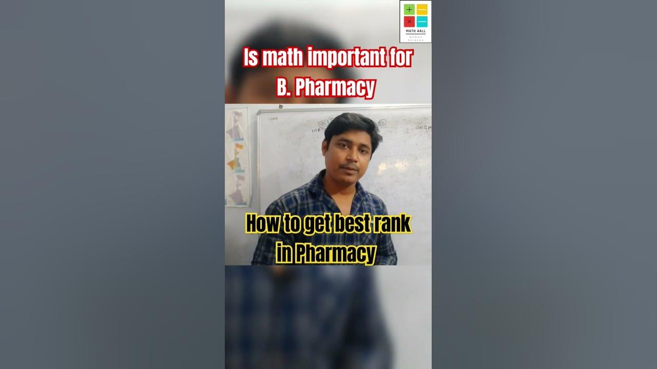 is-math-important-for-pharmacy-bpharma-pharmacy-wbjee2024-youtube