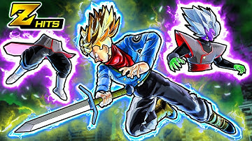 NEW TRUNKS INFINITE SWORD COMBOS! Dragon Ball Xenoverse 2 Custom Future Trunks Forms & Skills