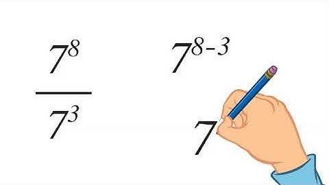 Exponents   Quotient of Powers