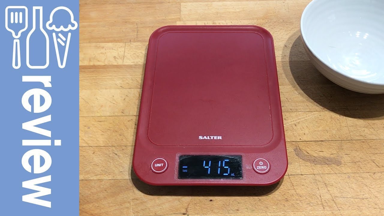 Salter Slim 5kg Digital Kitchen Scale - Red Review 