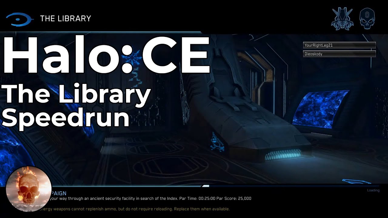 The Halo: CE Speedrun Experience, Part 7 - The Library - YouTube