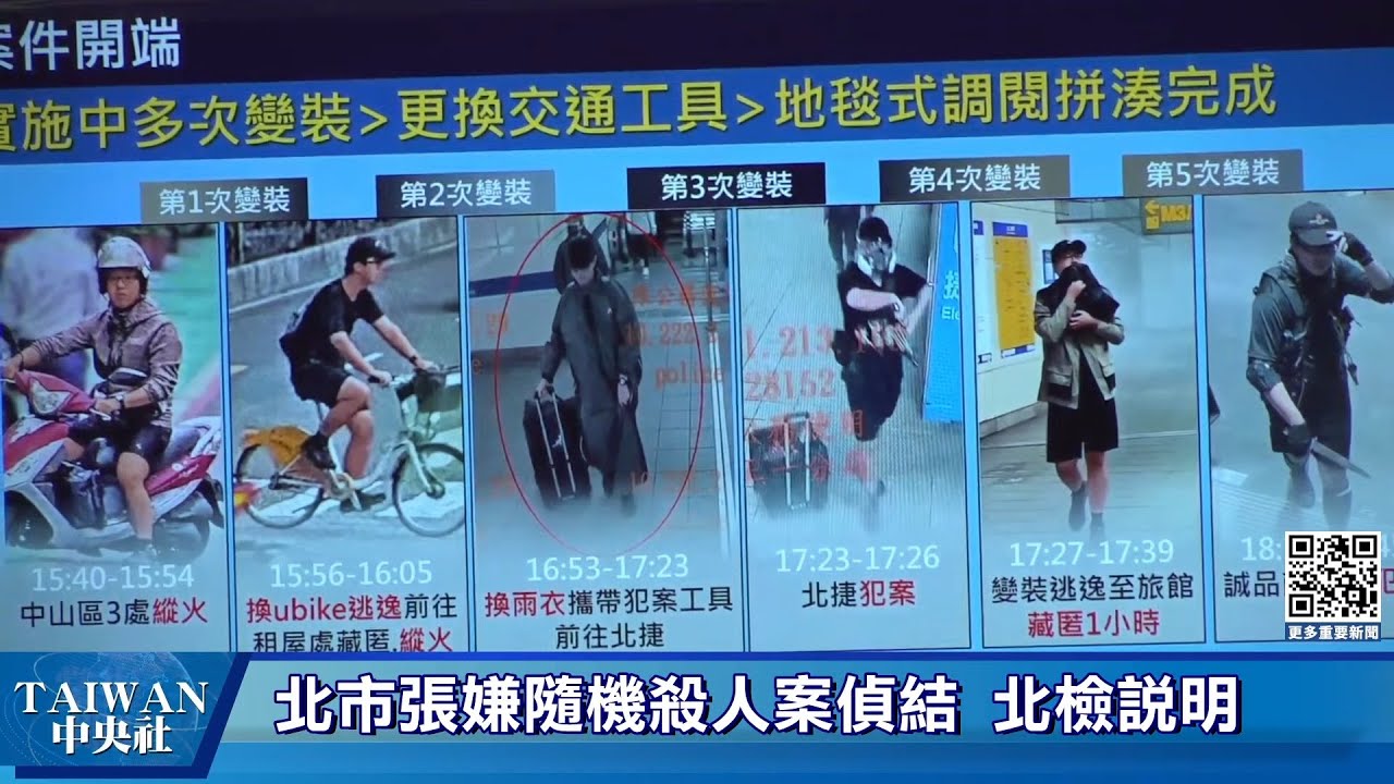 北市張嫌隨機殺人案偵結 北檢記者會說明 