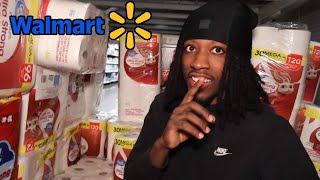 Mega Toilet Paper Fort In Walmart