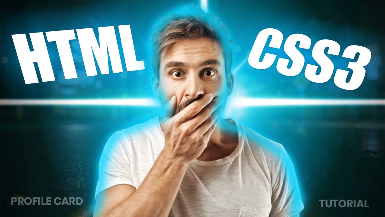 Make An Awesome User Profile Card Using HTML CSS Only - YouTube
